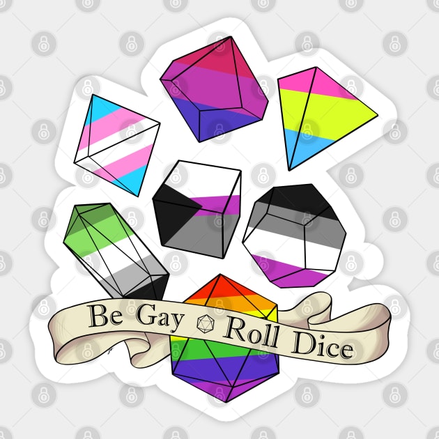 Dnd Dice for All! Sticker by Beansprout Doodles